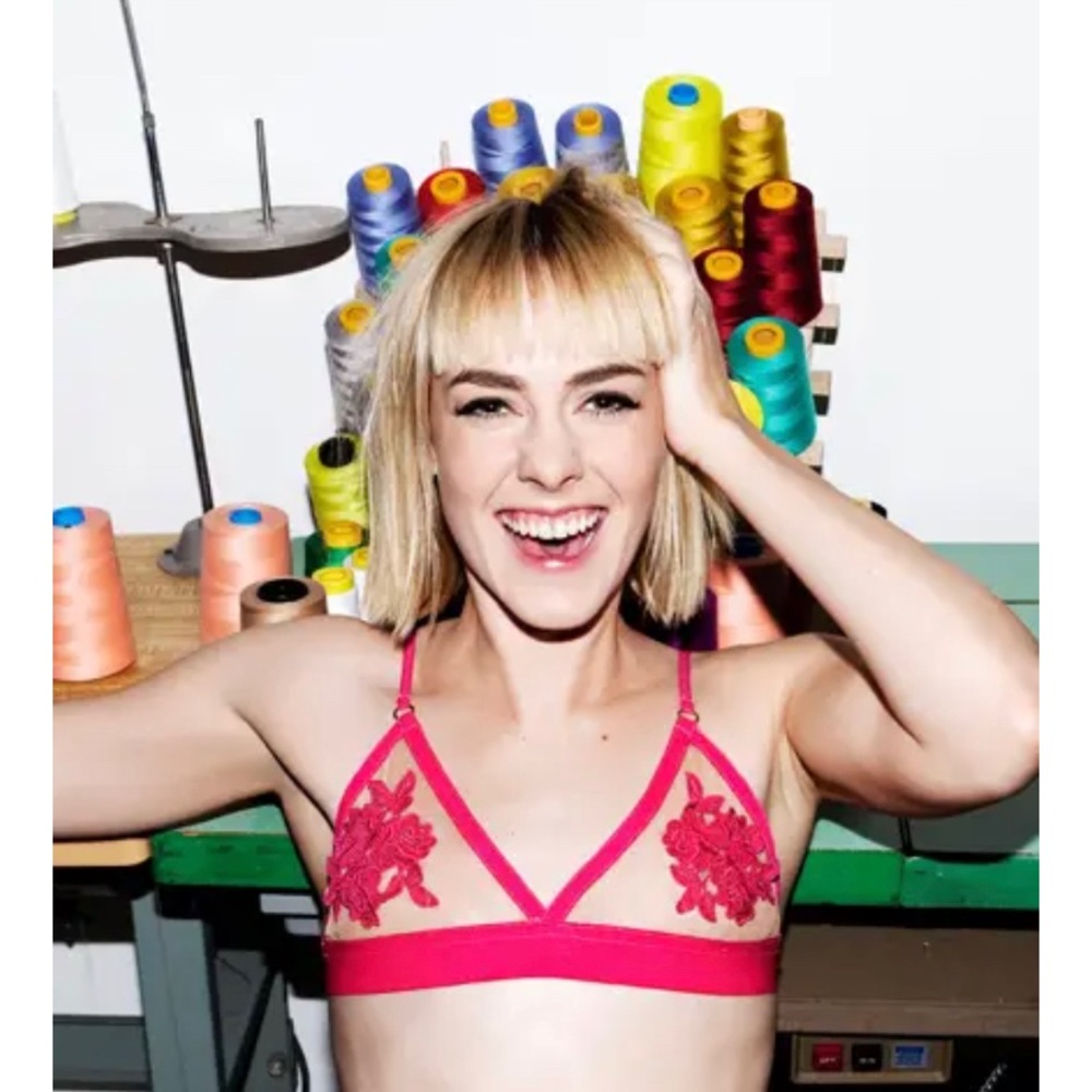 For Love & Lemons Hibiscus thong bralette set